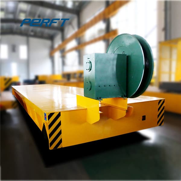 cable reel transfer car for industrial product handling 80 ton